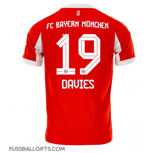 Bayern Munich Alphonso Davies #19 Fußballbekleidung Heimtrikot 2025-26 Kurzarm